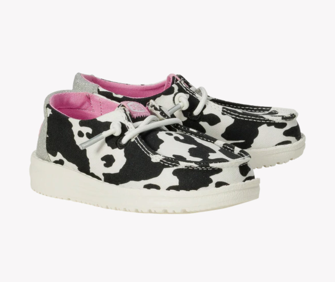 Hey Dude Wendy Toddler Cowgirl Sparkle in Black/White