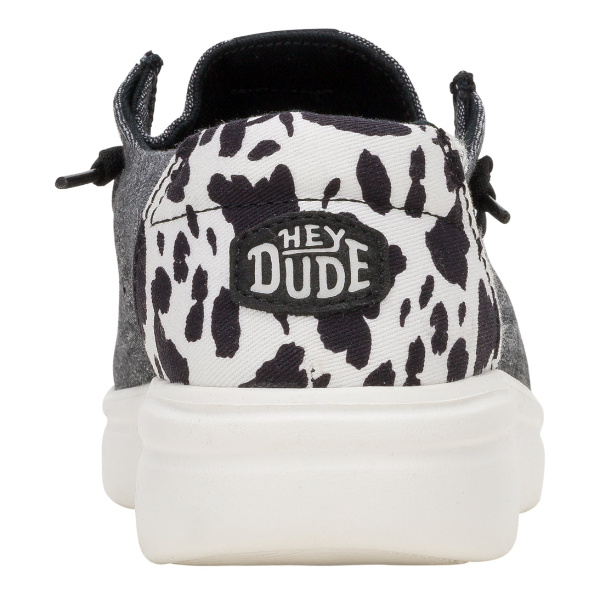 HEY DUDE WOMENS WENDY RISE ANIMAL BLACK