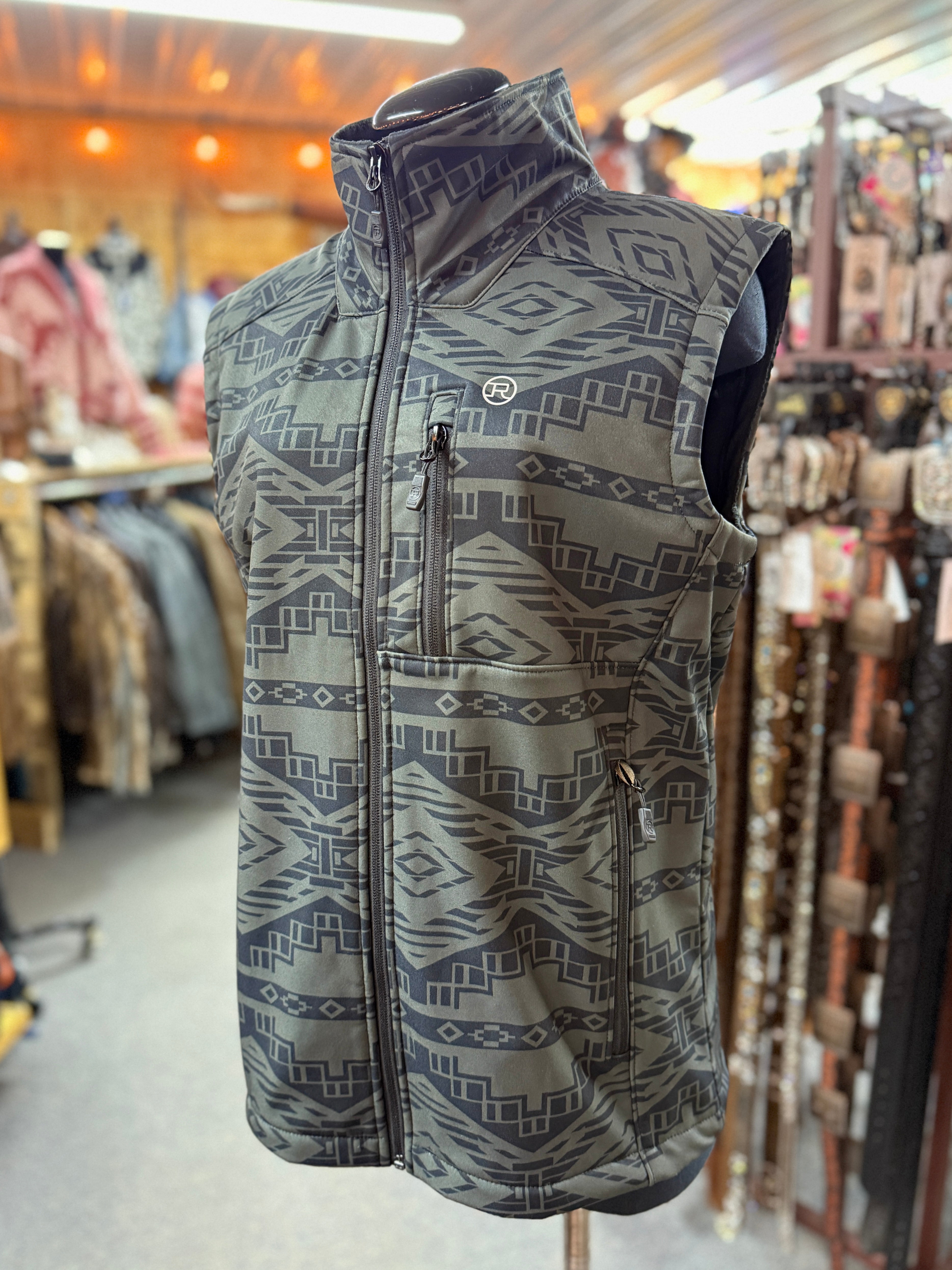 Women’s Roper Aztec Tech Soft Shell Vest