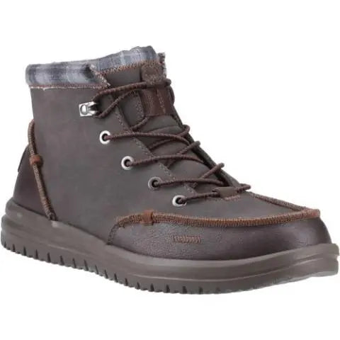 Hey Dude Bradley Classic Leather Brown Boot