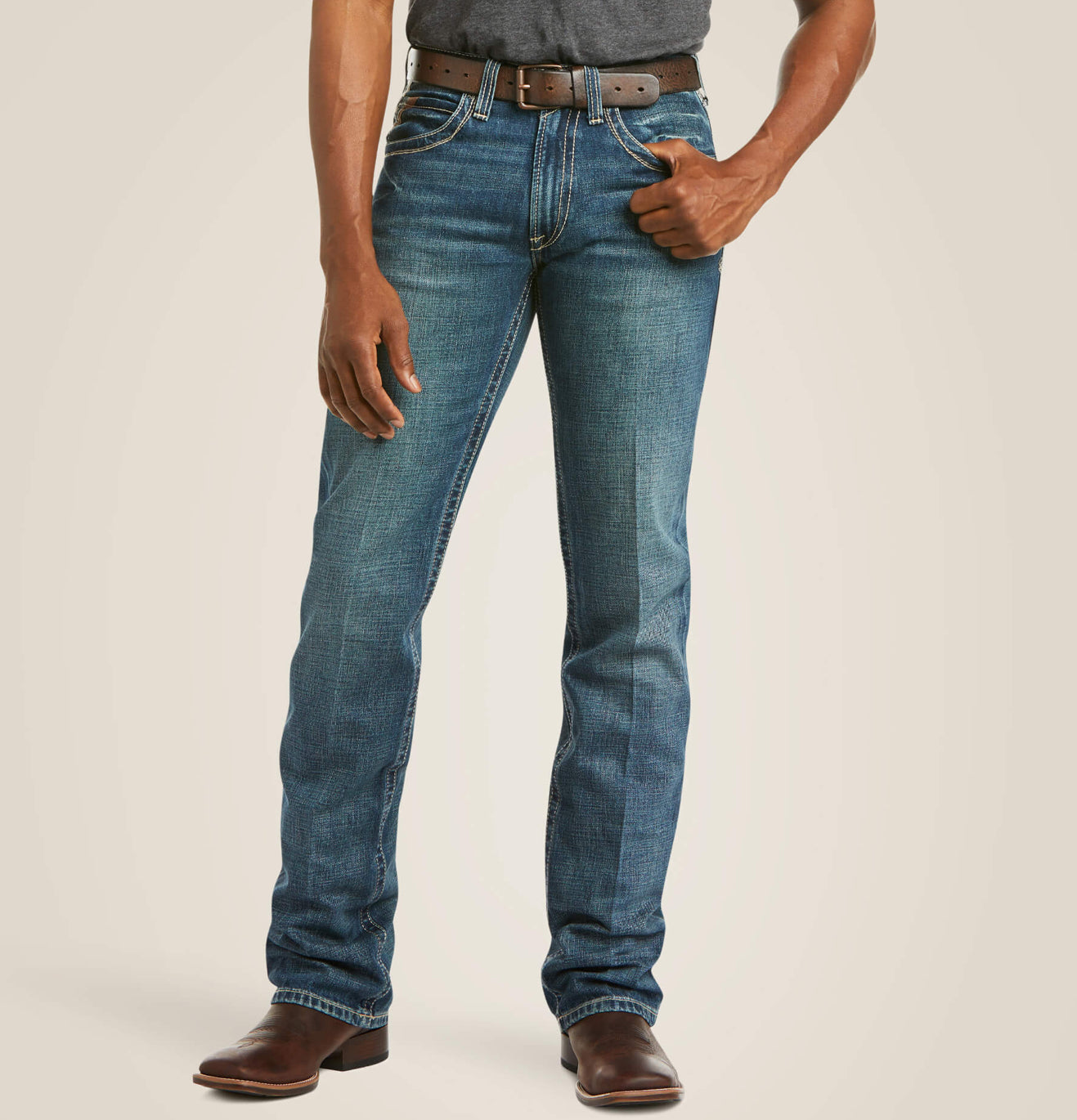 M5 Slim Boundary Stackable Straight Leg Ariat Jean