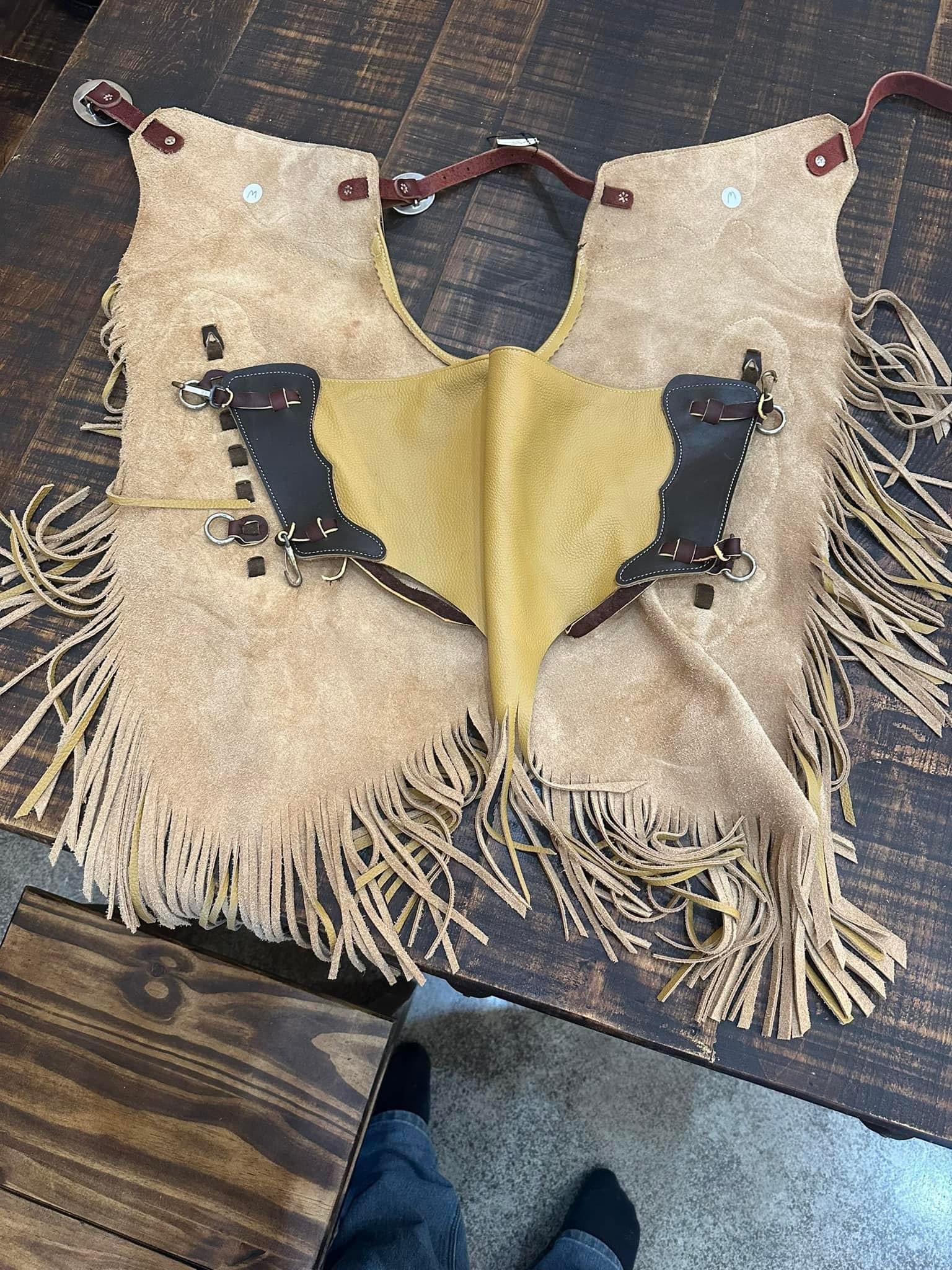 Leather Toddler Chinks