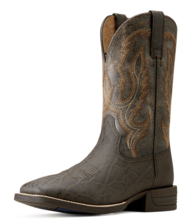 Men’s Ariat Steadfast Choco Grey Elephant Boot