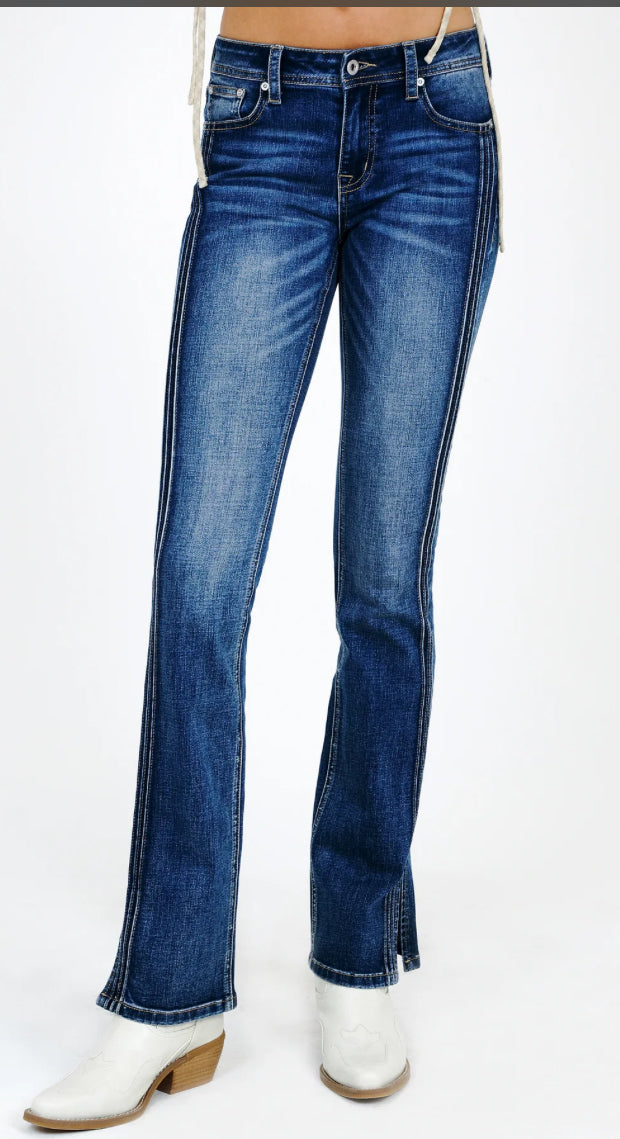 Grace in L.A. Dark bootcut Denim 30” inseam