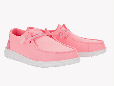 Women’s Hey Dude Wendy Stardust Plumeria Pink Shoe