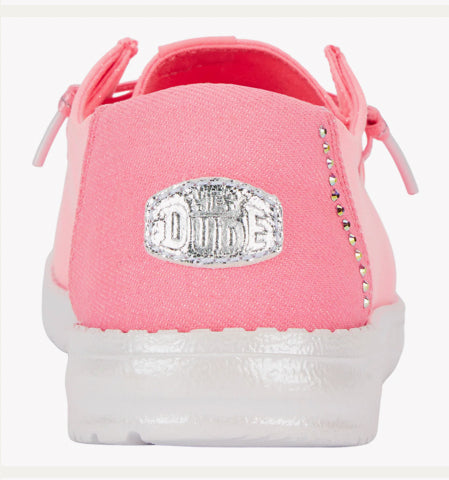 Women’s Hey Dude Wendy Stardust Plumeria Pink Shoe