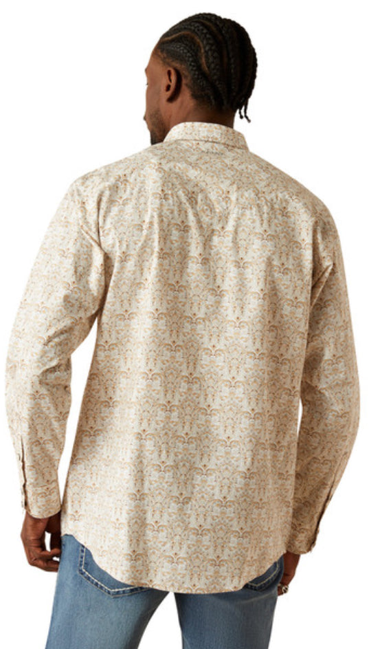 ARIAT Men’s WELLINGTON SNAP KHAKI PRINT