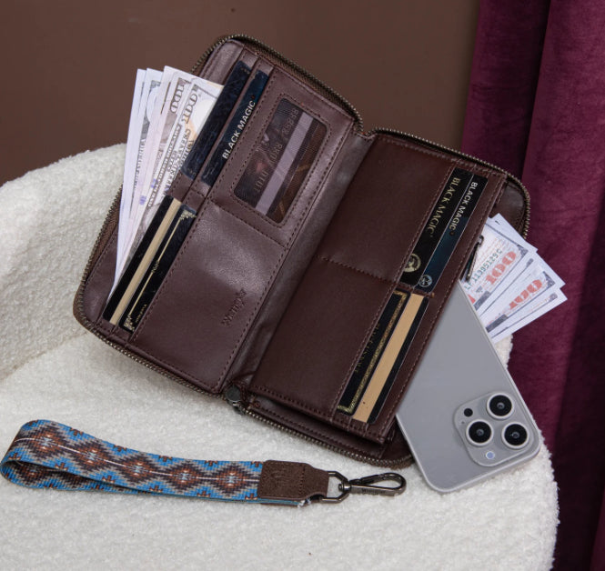 Wrangler Southwestern Aztec Print Wallet