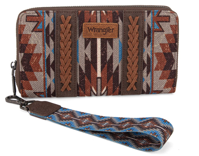 Wrangler Southwestern Aztec Print Wallet