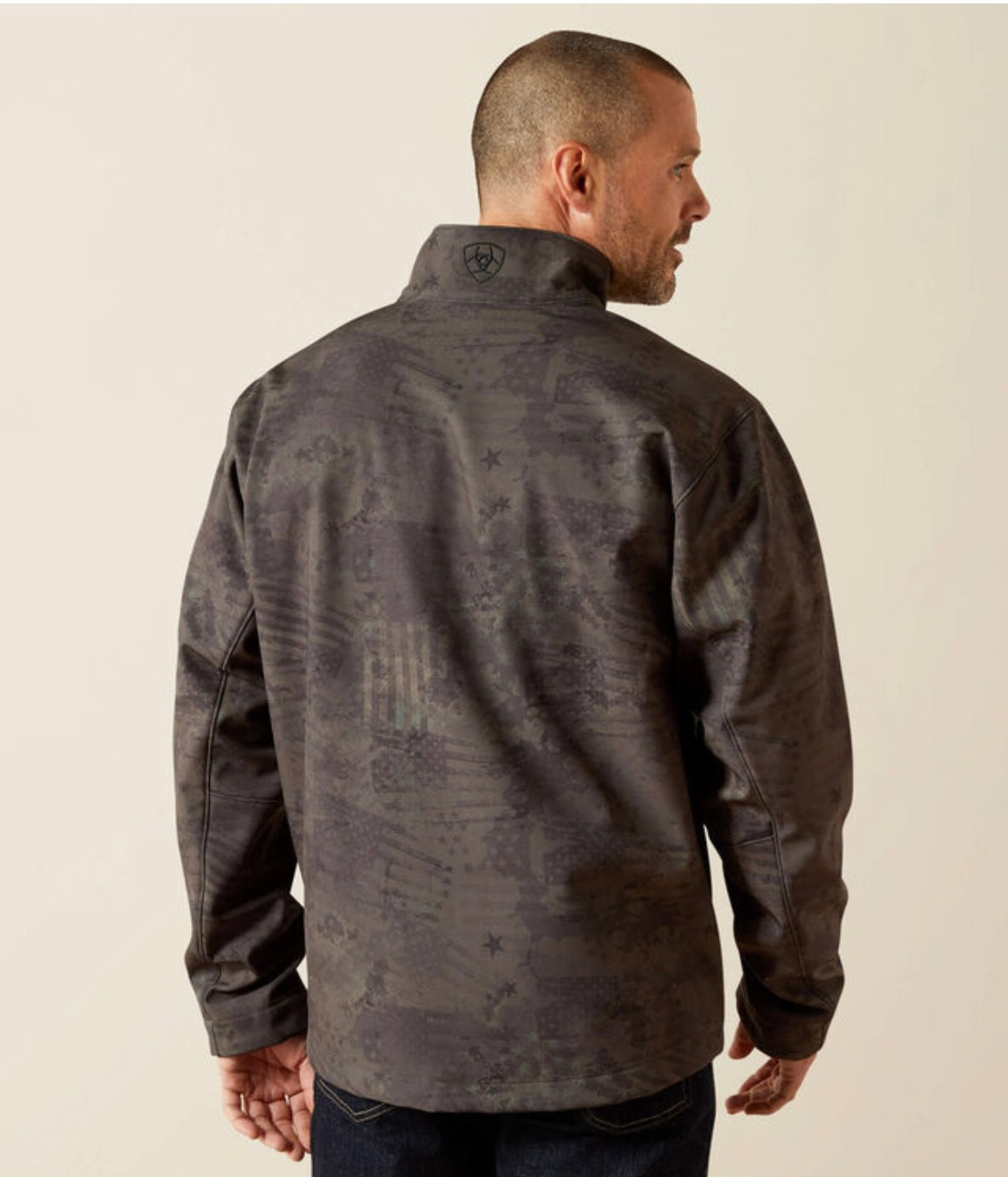 Men’s Ariat Phantom Patriot Flag Softshell Jacket