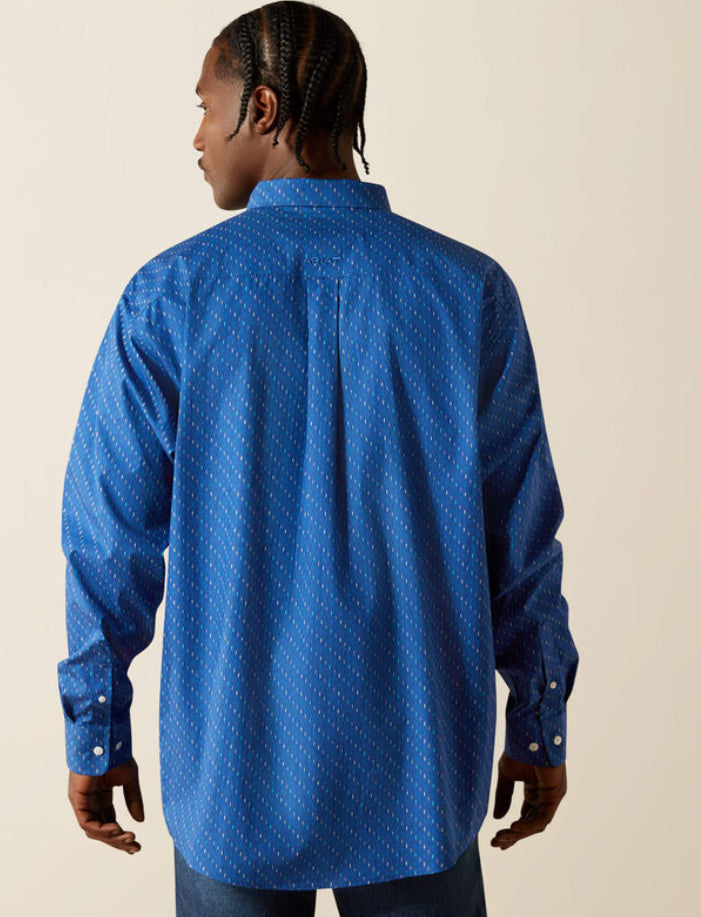 Men’s Ariat Chase Blue Long Sleeve shirt