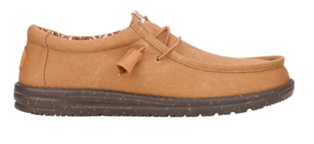 Men’s Hey Dude Wally Stetch Canvas Nut