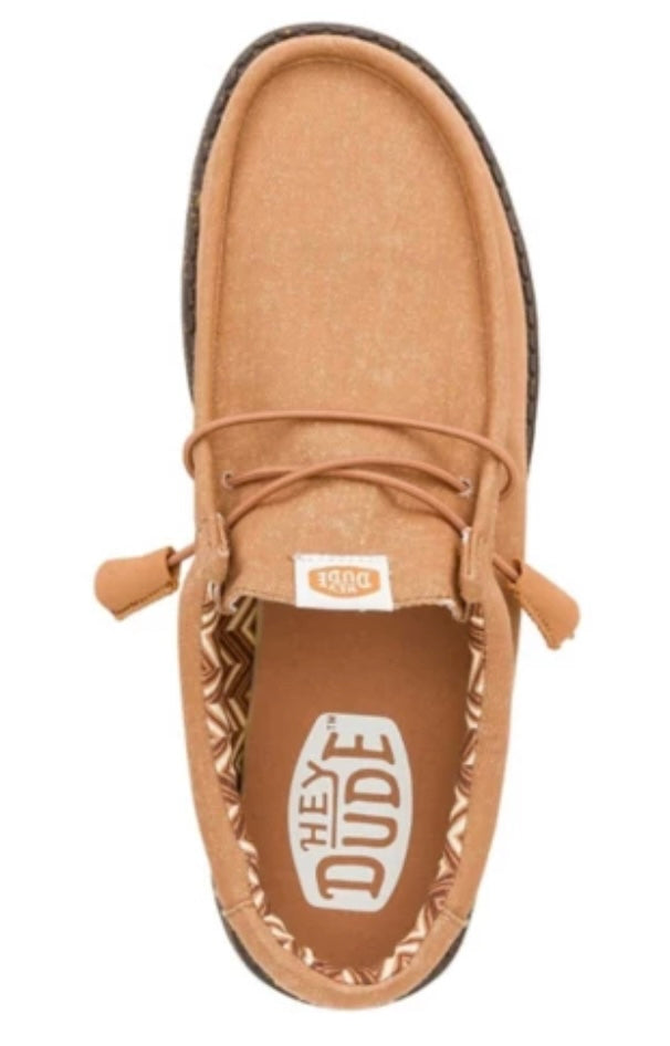 Men’s Hey Dude Wally Stetch Canvas Nut