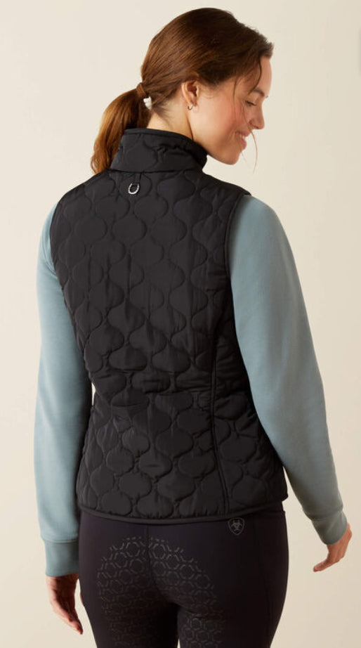 Women’s Ashley Black Vest w/ Horse Lining