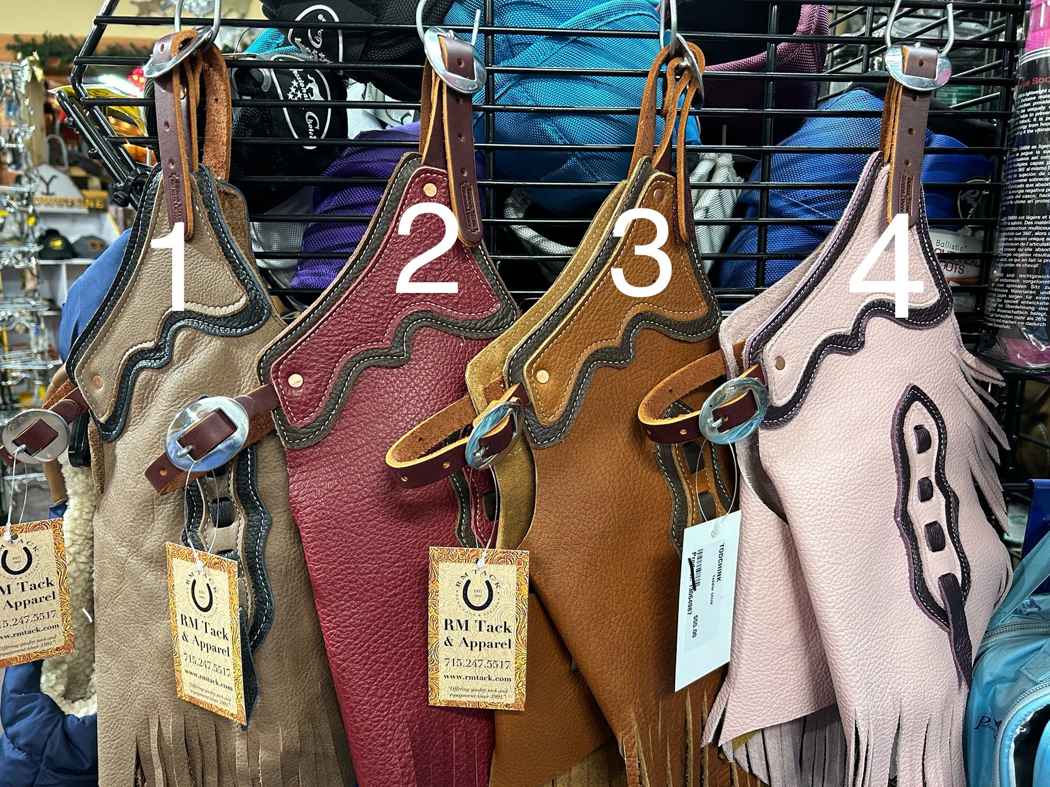 Leather Toddler Chinks