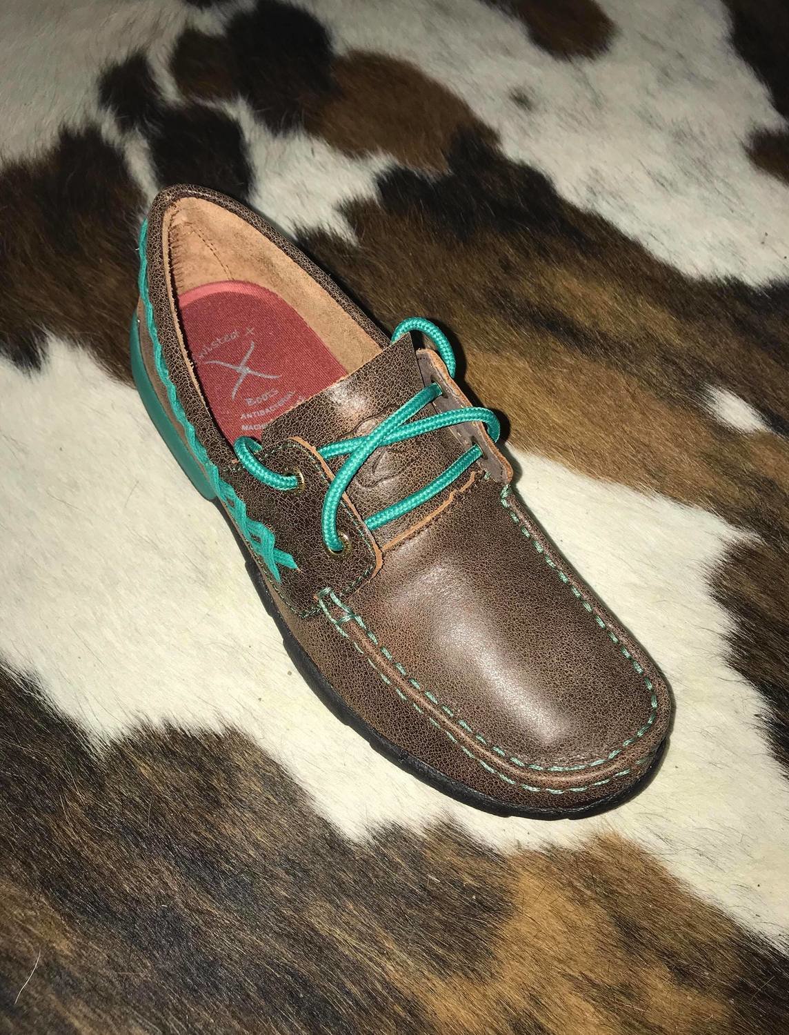 RM Tack Exclusive Turquoise Driving Moc - RM Tack & Apparel