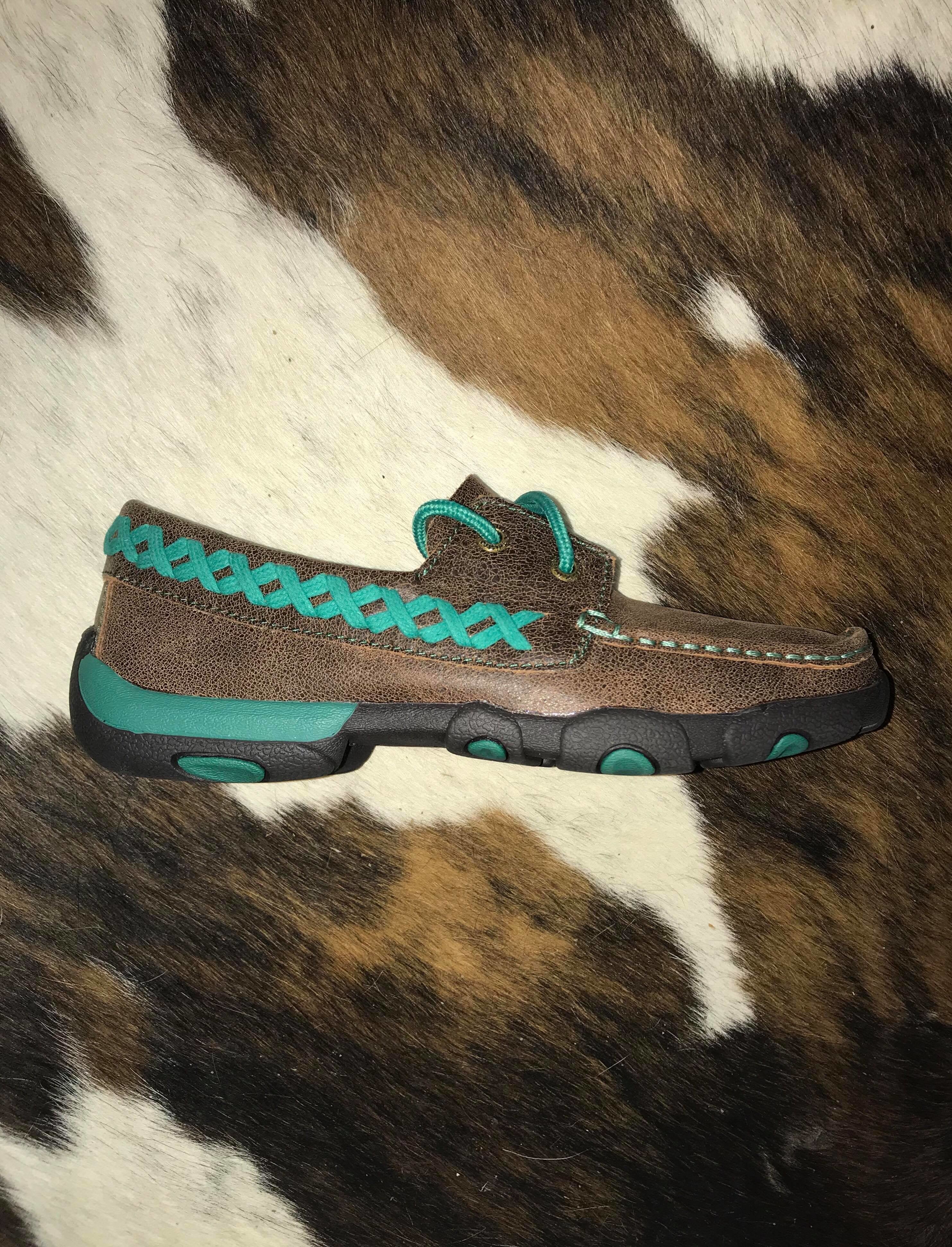 RM Tack Exclusive Turquoise Driving Moc - RM Tack & Apparel