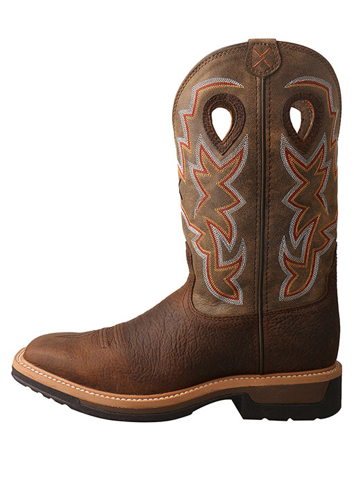 Twisted X Men's Taupe/Bomber Lite Cowboy Workboot - RM Tack & Apparel