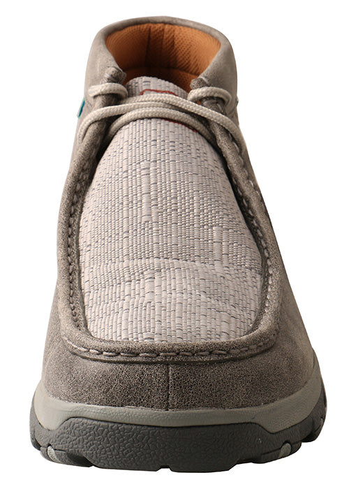 Twisted X Men’s Chukka Grey/Light Grey Driving Moc Shoe with CellStretch® - RM Tack & Apparel