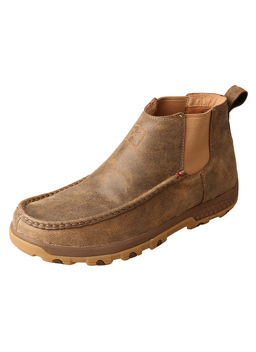 Twisted X Men’s 4″ Double Gore Driving Moc Shoe with CellStretch - RM Tack & Apparel