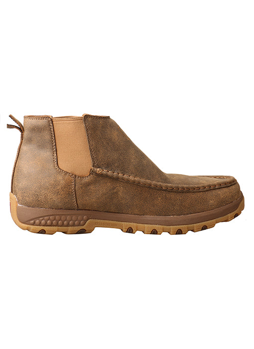 Twisted X Men’s 4″ Double Gore Driving Moc Shoe with CellStretch - RM Tack & Apparel