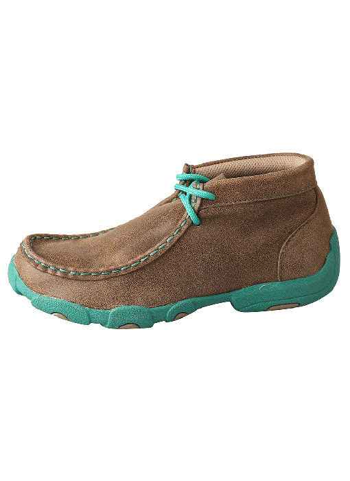 Twisted X Youth Chukka Turquoise/Bomber Driving Mocs
