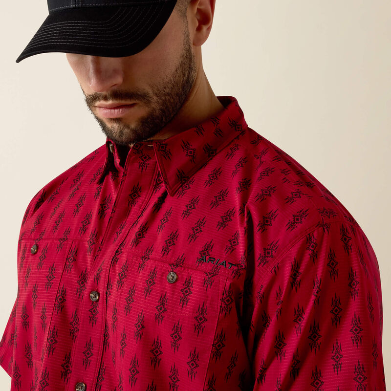 M Ariat Printed 360 Airflow SS Shirt Rio