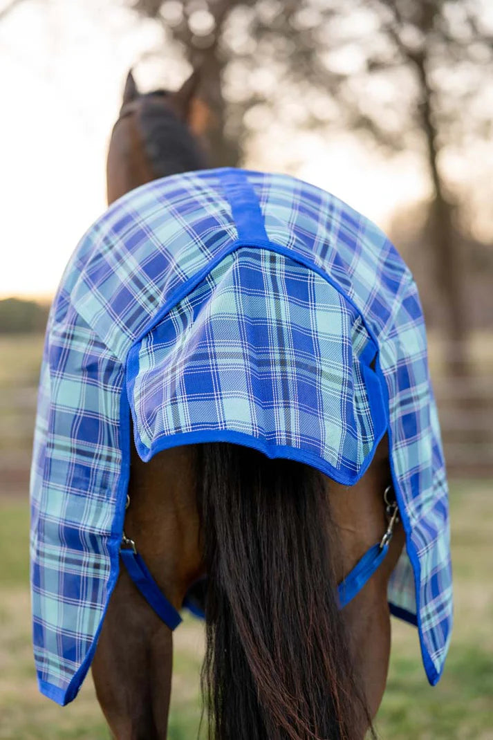 Tuff Rider Textilene Fly Sheet- Sky Blue