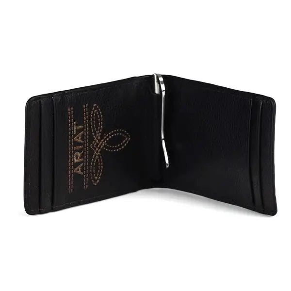 Ariat Bullhide Logo Card Case Wallet