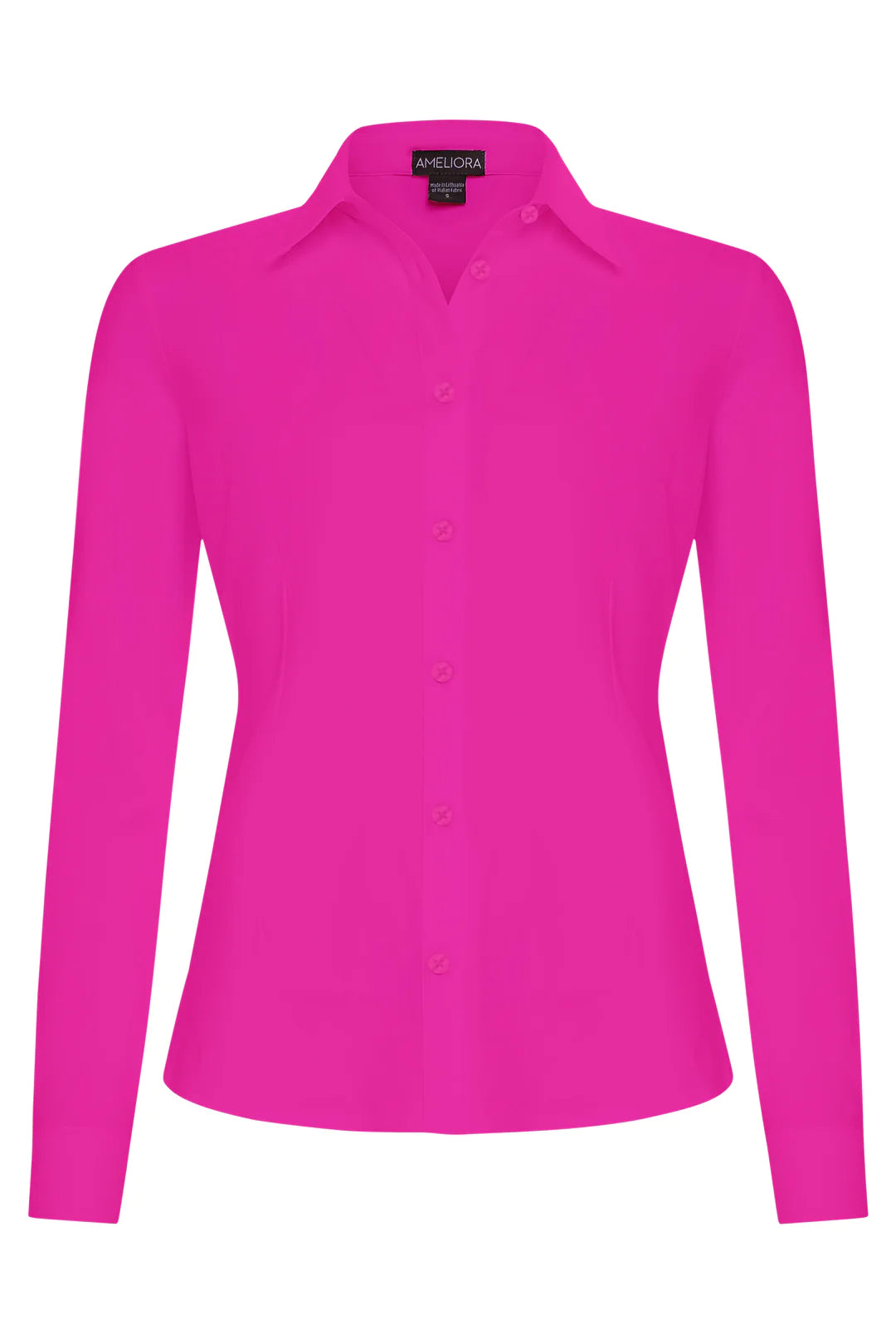 THE DAWN FITTED BUTTON UP SHIRT IN PINK