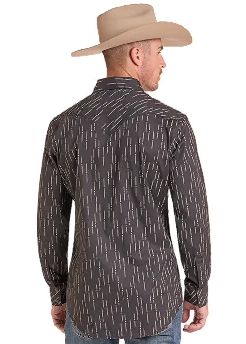 M RNR Koe Wetzel Black Diamond LS Button down