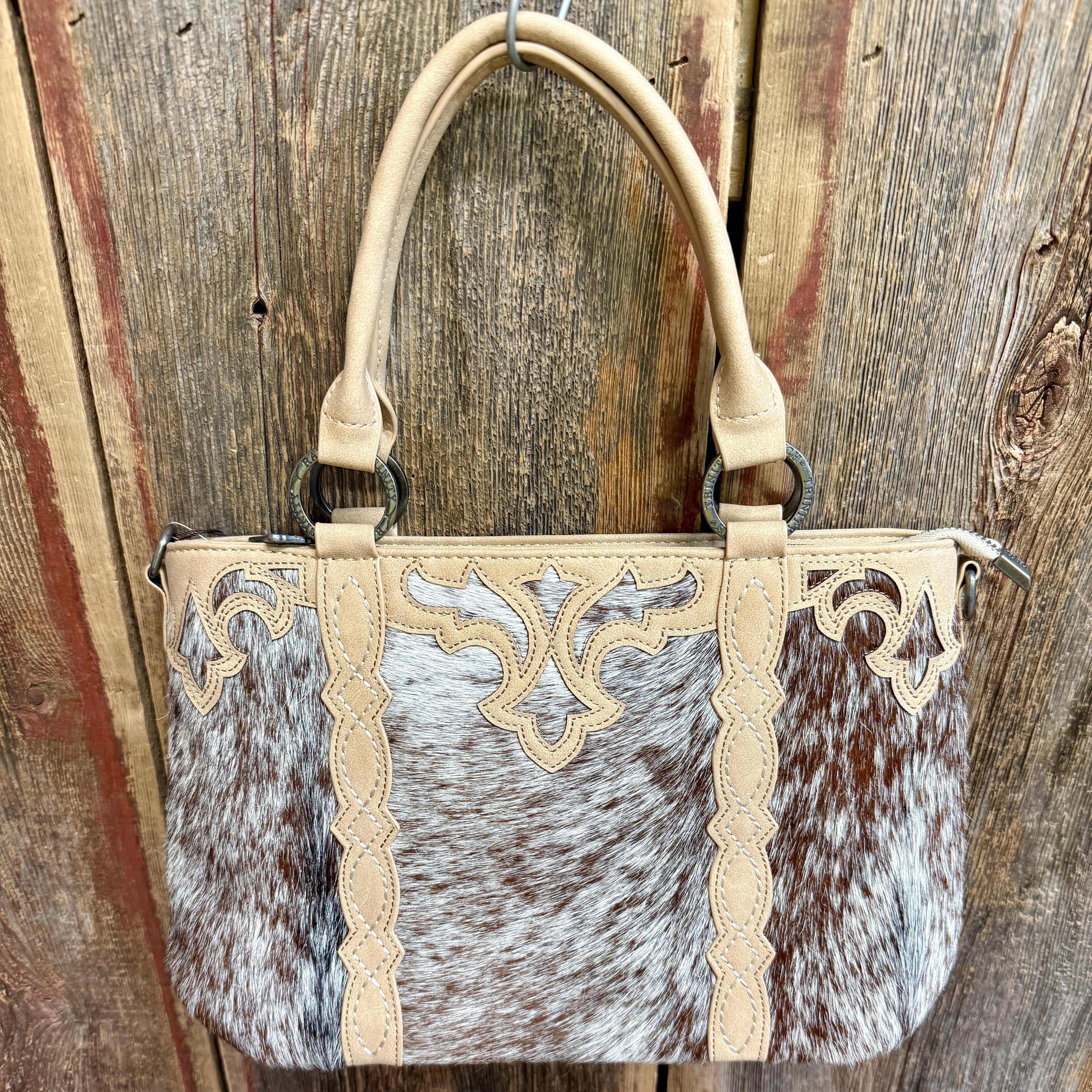 Trinity Ranch Genuine Cowhide Collection Carry Tote