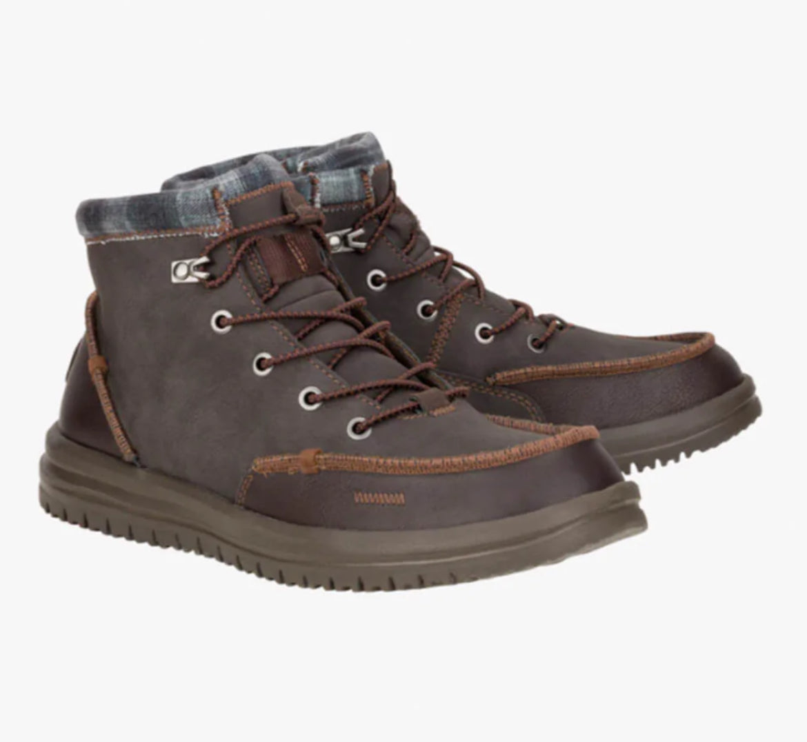 Hey Dude Bradley Classic Leather Brown Boot