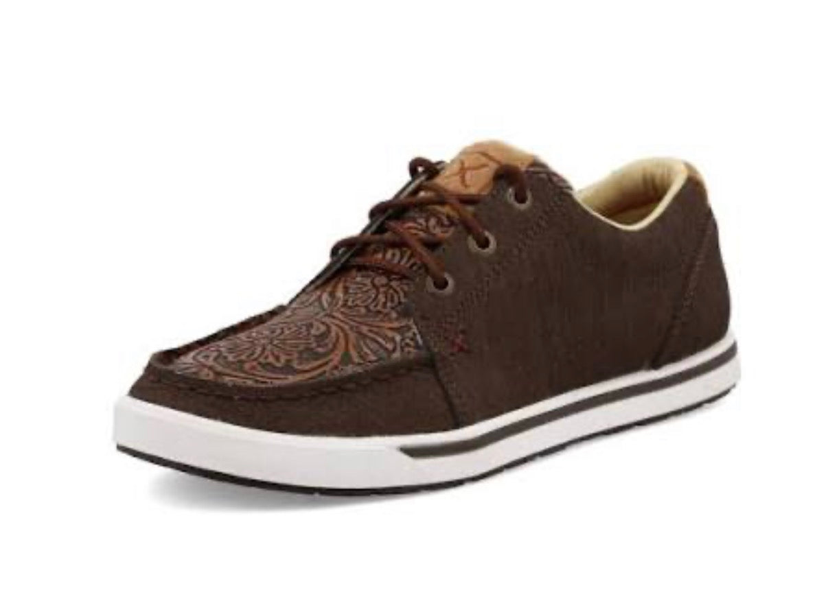 Women’s Tooled Cocoa Brown Kicks duraTWX - RM Tack & Apparel