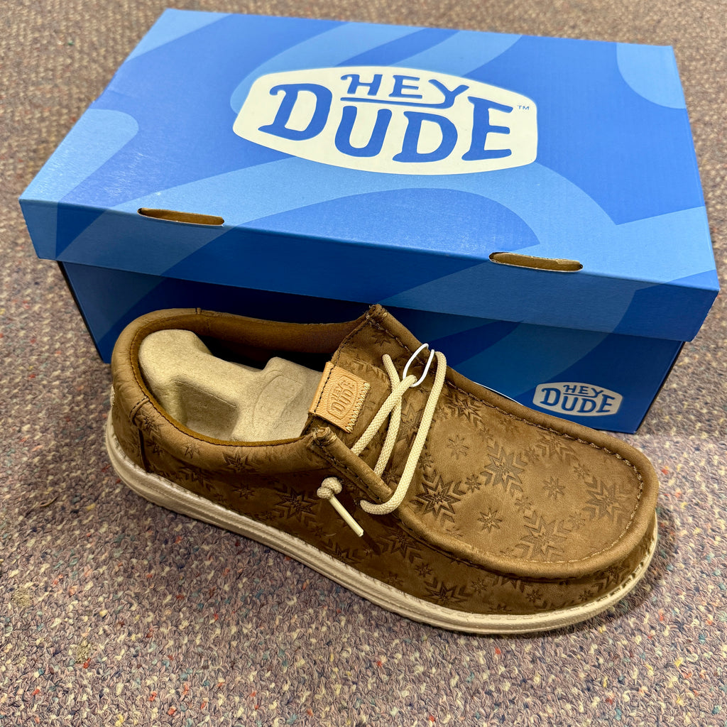Wally Teton Debossed Brown Shoe – RM Tack & Apparel