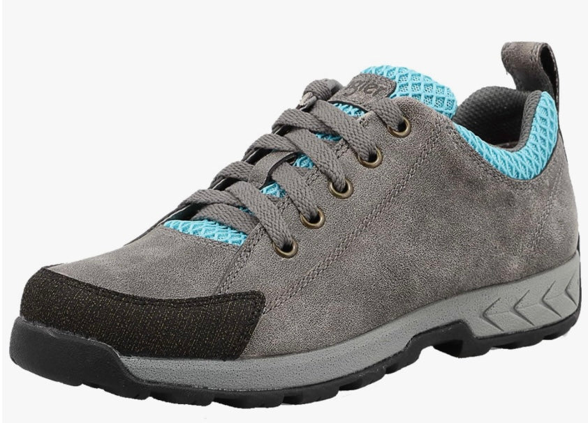 Wrangler Women’s Grey/Blue Trail Hiker Shoe - RM Tack & Apparel