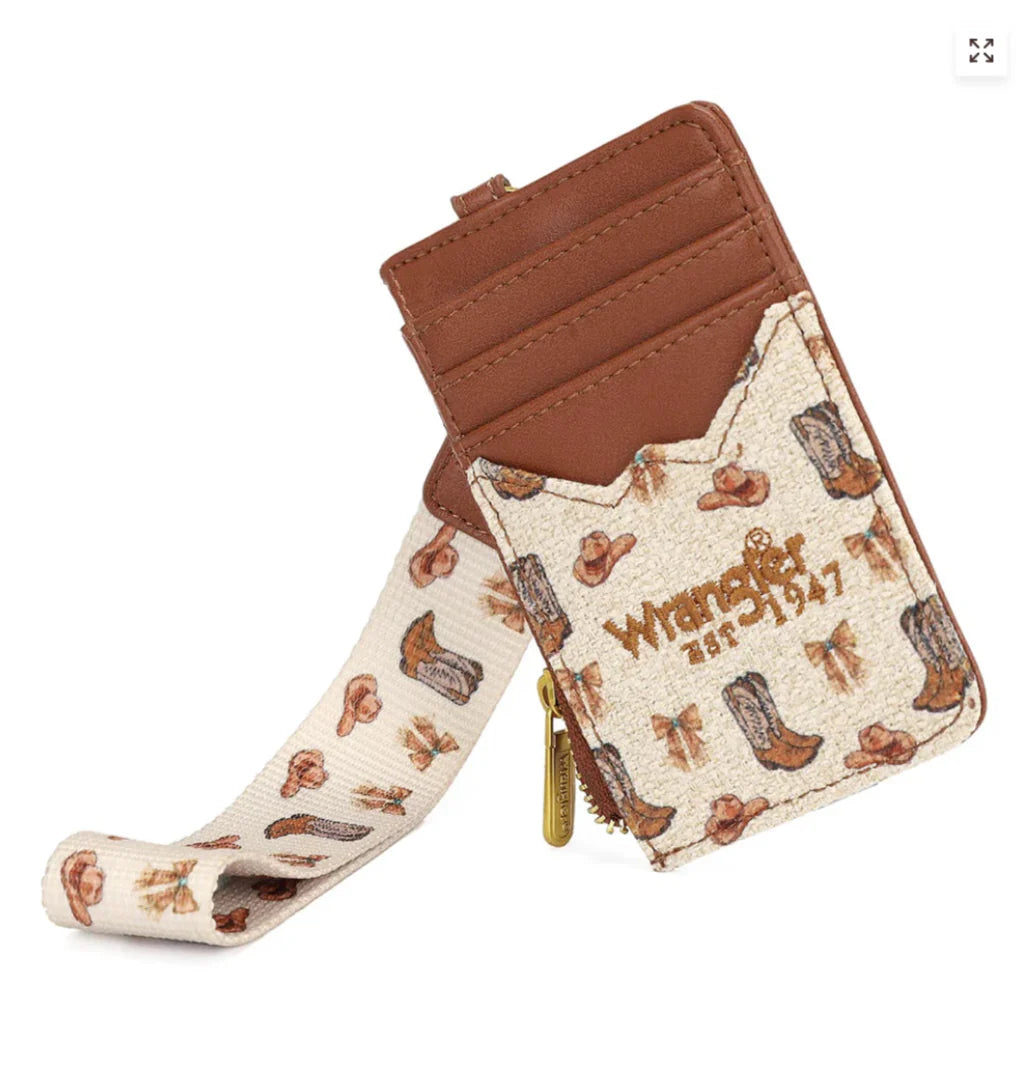 Wrangler Western Print RFID Wallet