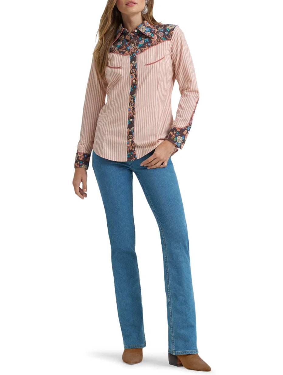 Wrangler X Lainey Wilson Womens Prairie Print Shirt - RM Tack & Apparel