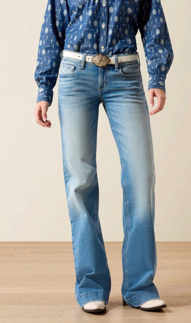 Women’s Ariat Mid Rise Clara Trouser Jean - RM Tack & Apparel