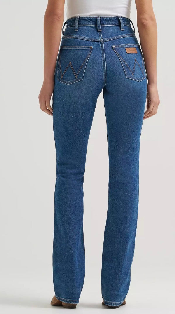 WOMEN'S HIGH RISE RODEO BOOTCUT WRANGLER RIDING JEAN