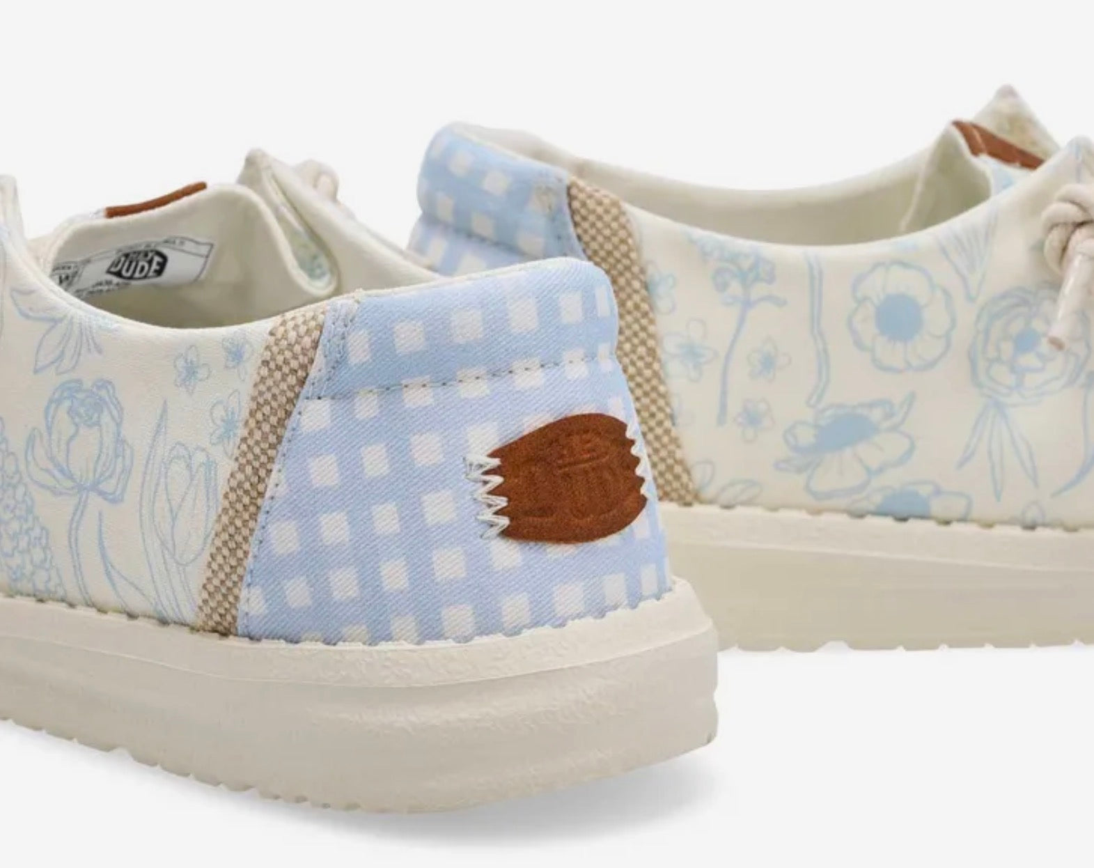 W Hey Dude Wendy Garden Floral -Skyway Blue/Multi
