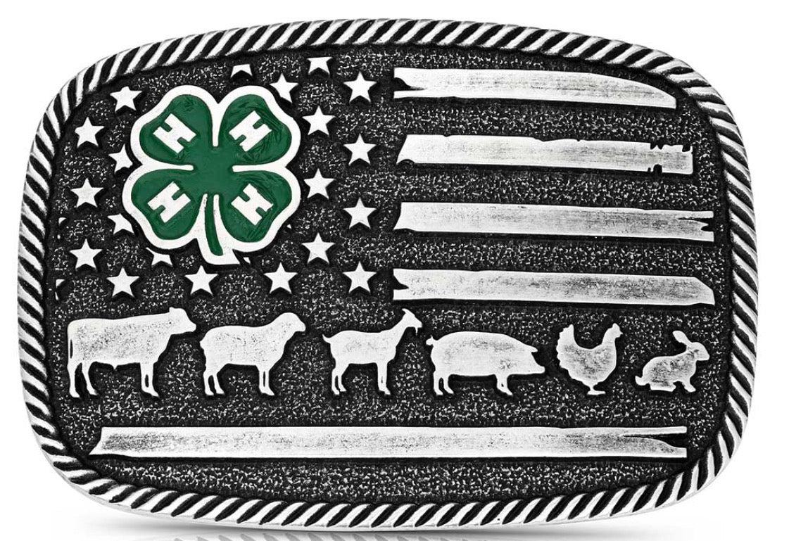 4-H Livestock Buckle