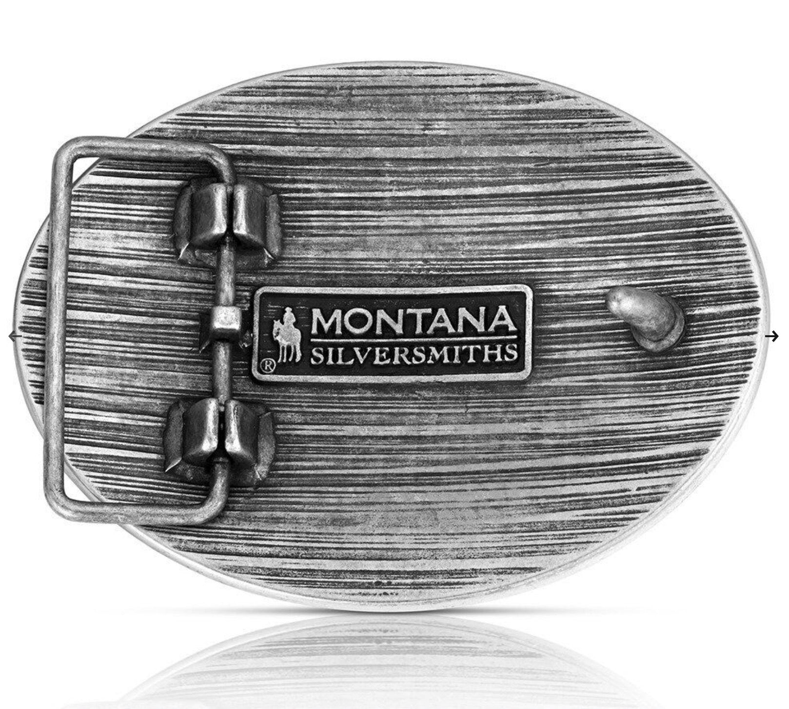 Show Lamb Antiqued Belt Buckle