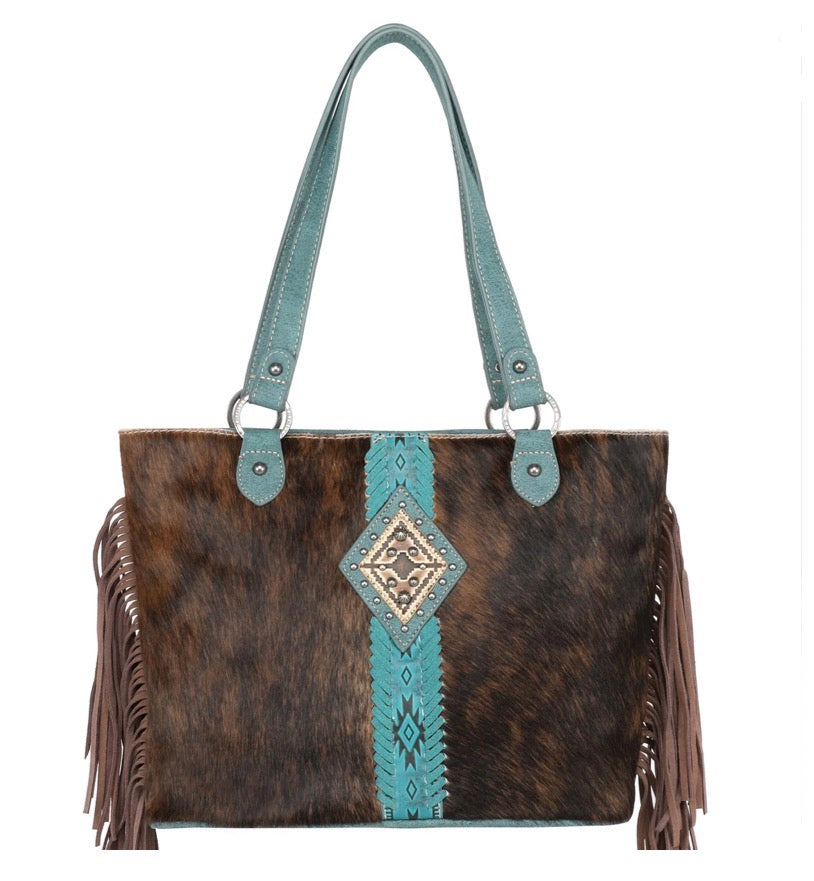 Trinity Ranch Hair On Cowhide Tote