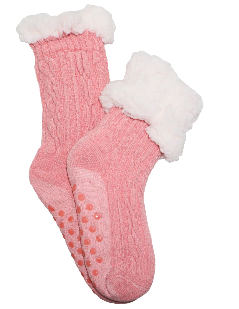 Women’s Sherpa Lined slipper socks