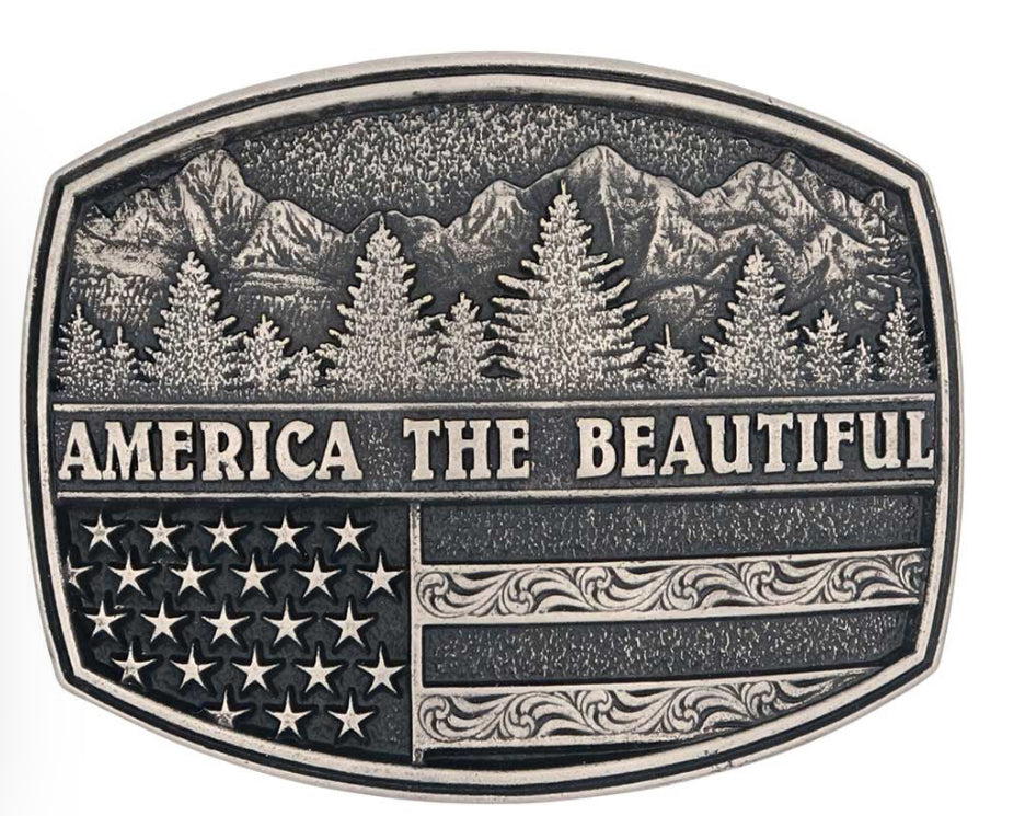 America The Beautiful Buckle