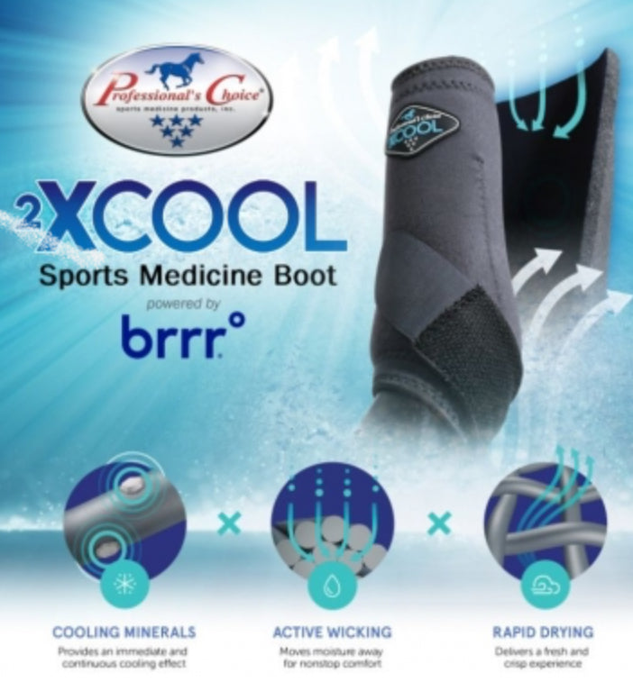 Professional Choice 2XCool Sports Medicine Boot set of 4- Bison