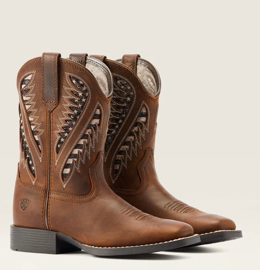 Youth Ariat Quickdraw VentTEK Western Boot