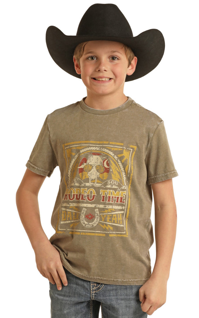 Boys Dale Brisby Rodeo Time T-Shirt