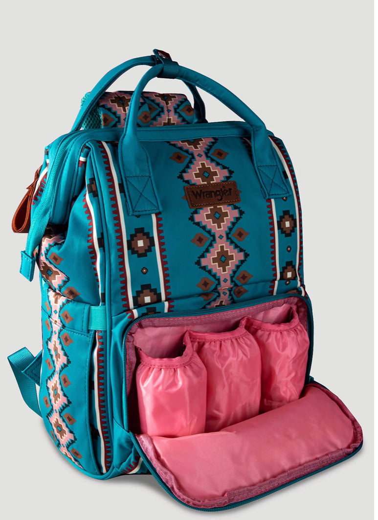 Wrangler Southwestern Print Backpack in Pink